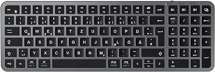 IClever Klawiatura Bluetooth Multi-Device z Easy-Switch QWERTZ