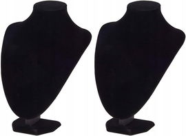 PandaHall 2 szt. aksamitny naszyjnik 3D ekspozycja