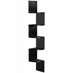 Półka płyta wiórowa Songmics 20 x 20 cm czarny