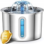 Poidło z fontanną Oneisall metal 2000 ml