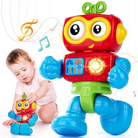 Robot - Muzyczne, świecące, ruchome zabawki od 12 miesięcy