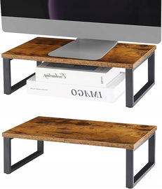 Stojak na monitor, 2-pak stojak na laptopa, 40x23,5x12cm, vintage