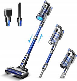 Tikom V700 Odkurzacz 450 W, 33000 Pa, 40 min, 6-w-1, pojemnik 1,3 L, Blue