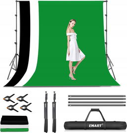 STATYW BELKA ZESTAW DO ZAWIESZANIA TŁA TEŁ 2,6x3M