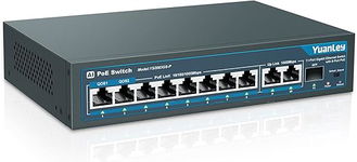 YuanLey 11-portowy gigabitowy switch PoE