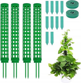 Podpora, słupki, kratka do roślin domowych, 4 sztuki