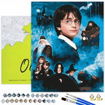 MALOWANIE PO NUMERACH Harry Potter Obrazy Do Malowania Z RAMĄ 40x50 cm