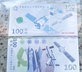 Banknot Kolekcjonerski 100 Yuan 2015 Technologia Kosmiczna UNC UV xshop