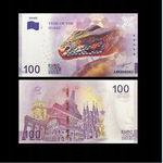 Banknot Kolekcjonerski 100 Euro Souvenir Rok Węża Unikat Smart blikshop-pl