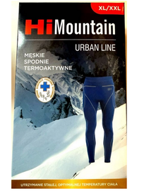 Męskie spodnie termoaktywne HiMountain XL/XXL niebieskie