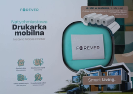 DRUKARKA MOBILNA NATYCHMIASTOWA + 4 ROLKI