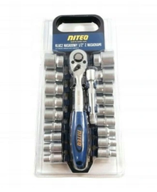 Klucz Nasadowy 1/2" Z Nasadkami I Przedłużką Niteo