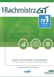 InsERT Rachmistrz GT księga przychodów i rozchodów dla firm i biur rachunkowych