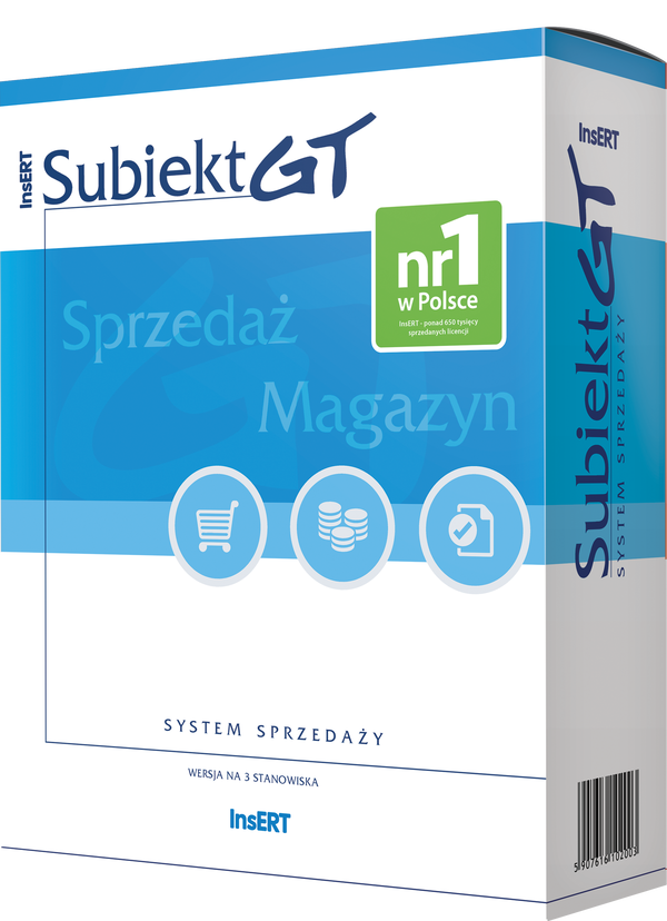 InsERT Subiekt GT system sprzedaży na 3 stanowiska