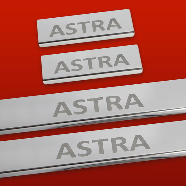 Listwa progowa OPEL ASTRA MK6/J/IV Stal nierdzewna 304 połysk
