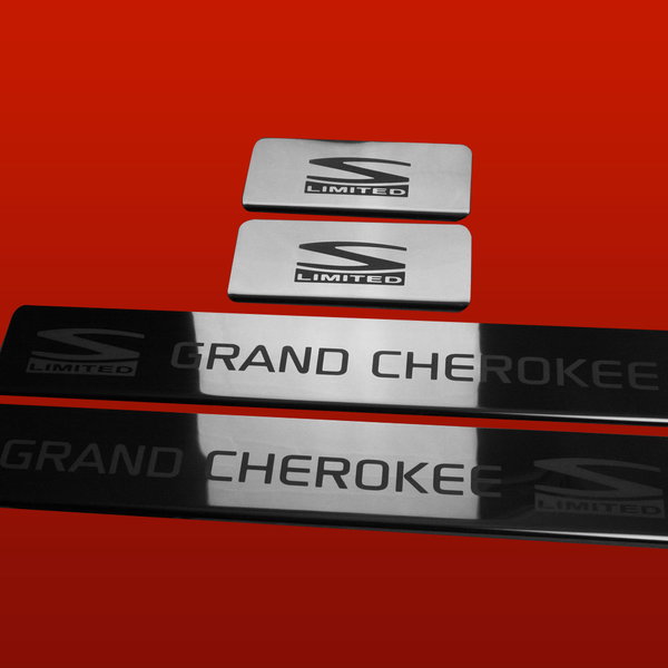 Listwa progowa JEEP GRAND CHEROKEE MK4 WK2 Stal nierdzewna 304 połysk