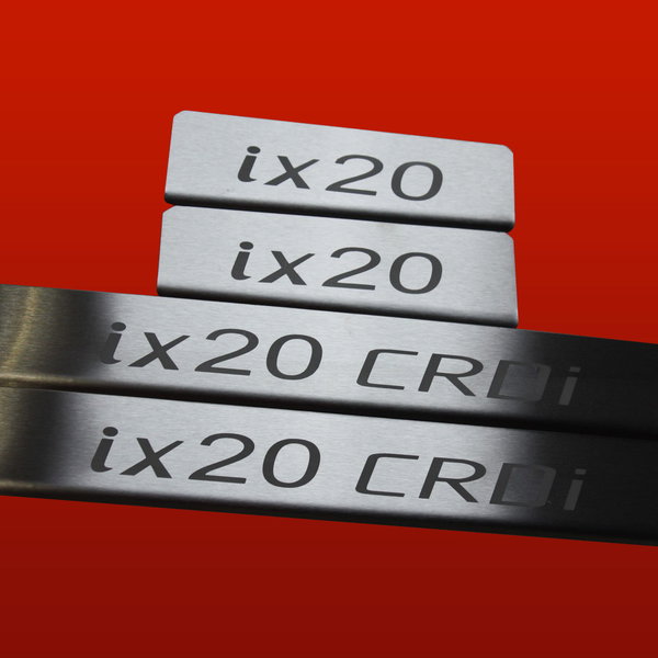 Listwa progowa HYUNDAI IX20  IX20 CRDI Stal nierdzewna 304 mat