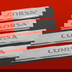 Listwa progowa OPEL/VAUXHALL CORSA E Stal nierdzewna 304 połysk