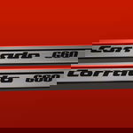 Listwa progowa VOLKSWAGEN CORRADO G60 Stal nierdzewna 304 mat 