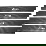 Listwa progowa AUDI A6 C8 Stal nierdzewna 304 carbon napis A6 4szt