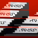 Listwa progowa stal nierdzewna 304 do Chevrolet Aveo, 4 sztuki, z napisem AVEO