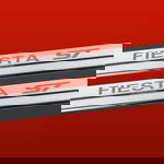 Listwa progowa ze stali nierdzewnej 304 do Ford Fiesta MK6 ST, 2szt.