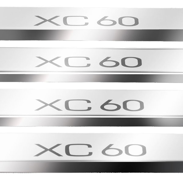 Listwa progowa VOLVO XC60 MK2 Stal nierdzewna 304 połysk  4szt