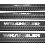 Listwa progowa JEEP WRANGLER MK3 JK Stal nierdzewna 304 carbon 4szt