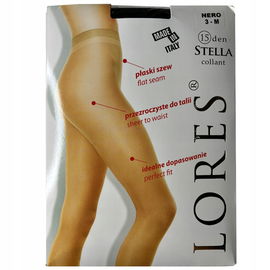 Czarne rajstopy Elastyczne i Mocne czarne Nero 15 den roz. 3