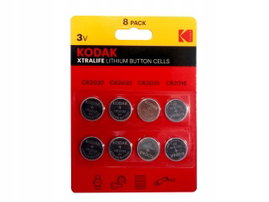 Baterie Kodak 4xCR2032, 2xCR2025, 2xCR2016