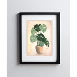 Monstera Boho - 30x40 cm - bez ramy