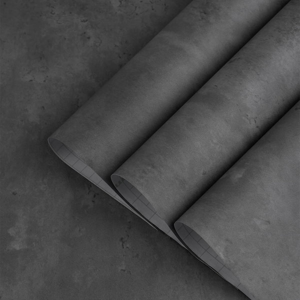 Tapeta TOTIO Samoprzylepna ciemnoszary cement 80cm x 4m