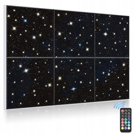 Panele akustyczne Artystyczne Gwiazdy samoprzylepne 180x120 cm