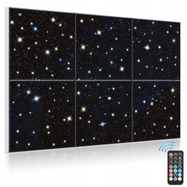 Panele akustyczne Artystyczne Gwiazdy samoprzylepne 180x120 cm