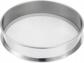 Sitko kuchenne ze stali nierdzewnej do mąki cukru drobne oczka 25cm