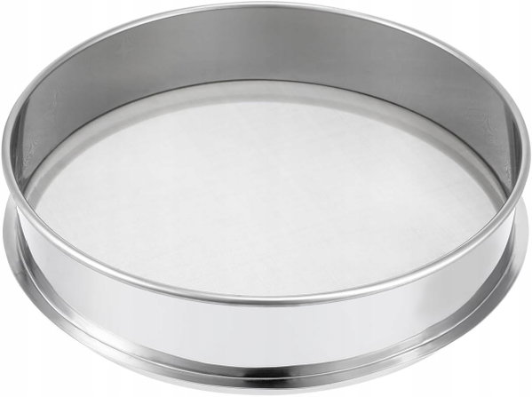 Sitko kuchenne ze stali nierdzewnej do mąki cukru drobne oczka 25cm