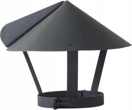 Nasada kominowa / osłona komina 200 mm czarna