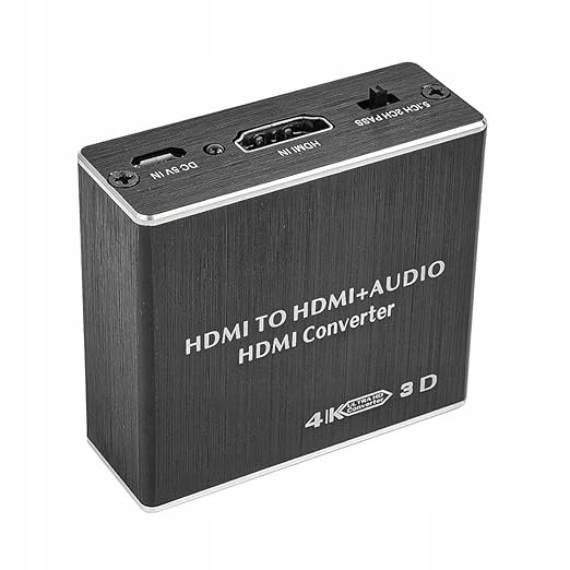 RSGK Transformator HDMI audio, obsługuje optyczne wyjście audio 4K