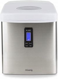 Kostkarka do lodu H.Koenig KB15 srebrny/szary 110 W