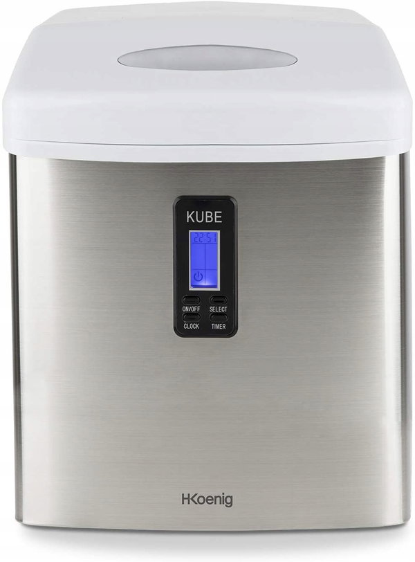 Kostkarka do lodu H.Koenig KB15 srebrny/szary 110 W