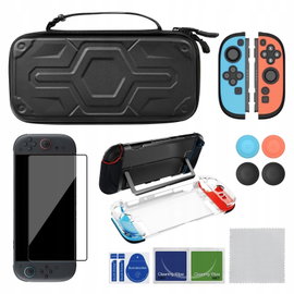 Etui AKNES Nintendo Switch 2 przezroczyste osłona ekranu silikon joycon