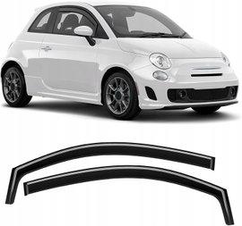 Deflektor Fiat 500 Abarth ochrona przed deszczem zintegrowana owiewka