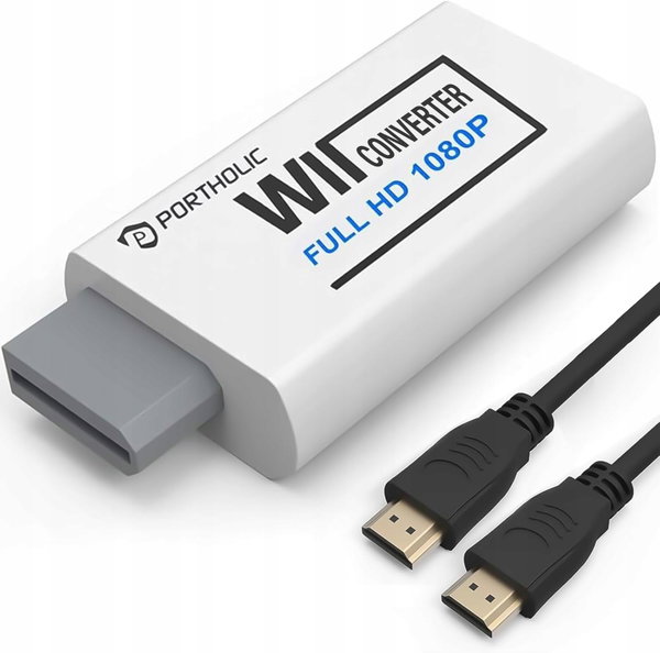 Konwerter HDMI na SCART, PORTHOLIC Adapter HDMI na SCART 1080P 60Hz HD