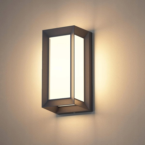 Klighten Zewnętrzna lampa ścienna 20 W, do użytku na zewnątrz, do wnętrz