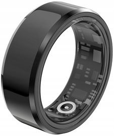 Pierścień Android Fitness Tracker Ring srebrny stalowy wodoszczelny