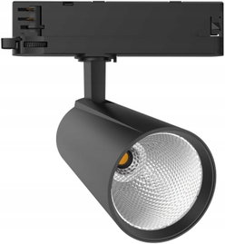 Reflektor Szynowy LED 30W 3 Fazowy 4000K 2800lm Czarny Obrotowy