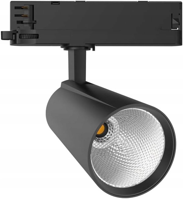 Reflektor Szynowy LED 30W 3 Fazowy 4000K 2800lm Czarny Obrotowy