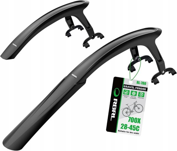 Zestaw błotników rowerowych RBRL 28” - Gravel / Szosa / Cyclocross