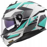 Kask motocyklowy LS2 FF808 Stream II Road M. Cyan Grey L