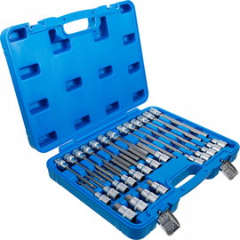 BGS Zestaw Bitów 30 Elementów 12,5 mm Klucz Sześciokątny